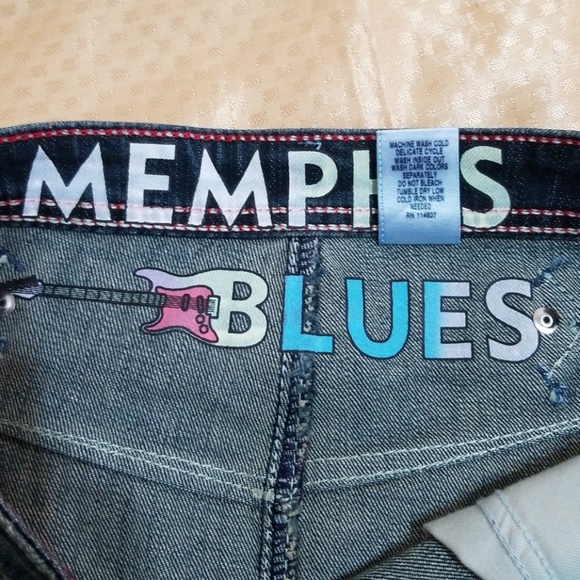 Memphis Blues by Elvis Denim Skirt sz. S NWT - Picture 4 of 8